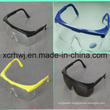 Transparent Lens with Yellow Frame Safety Goggles (HL-016) , Protective Eyewear, Eye Glasses, Ce En166 Safety Glasses, PC Lens Safety Goggles